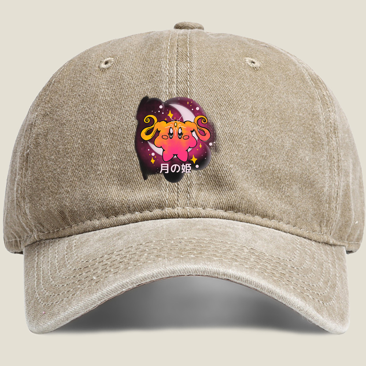Kirby: Princess of the Moon - Washed Denim - Baseball Cap
