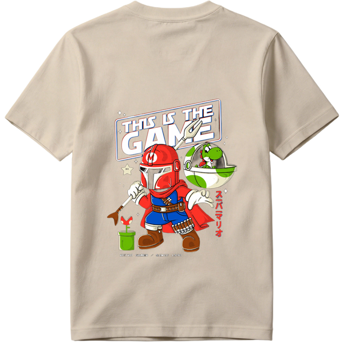 Super Mario Meets Mandalorian: This Is The Game - Tee