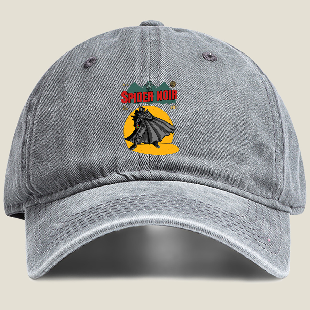 Spider Noir: The Shadowed Web-Slinger - Washed Denim - Baseball Cap