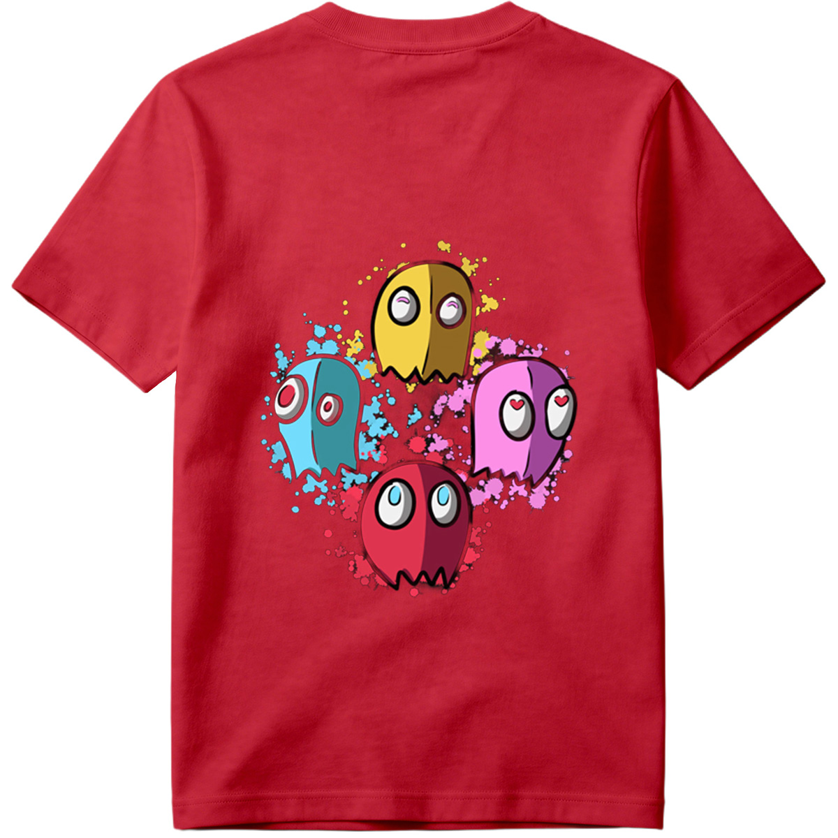 Pac-Man Ghosts: Blinky, Pinky, Inky, and Clyde - Tee