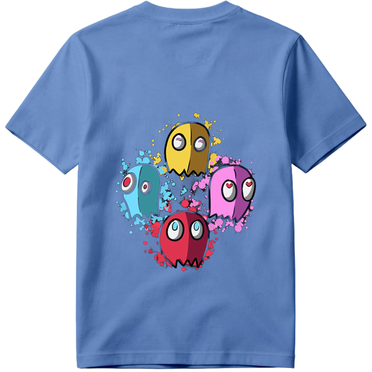 Pac-Man Ghosts: Blinky, Pinky, Inky, and Clyde - Tee