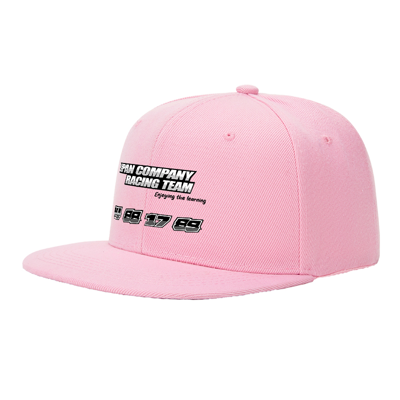 Flat Brim Baseball Cap Lipan Company Racing Team Logo Streetwear Underground Skate Style for Basketball Court Skate Park Urban Riders and Rap Artists