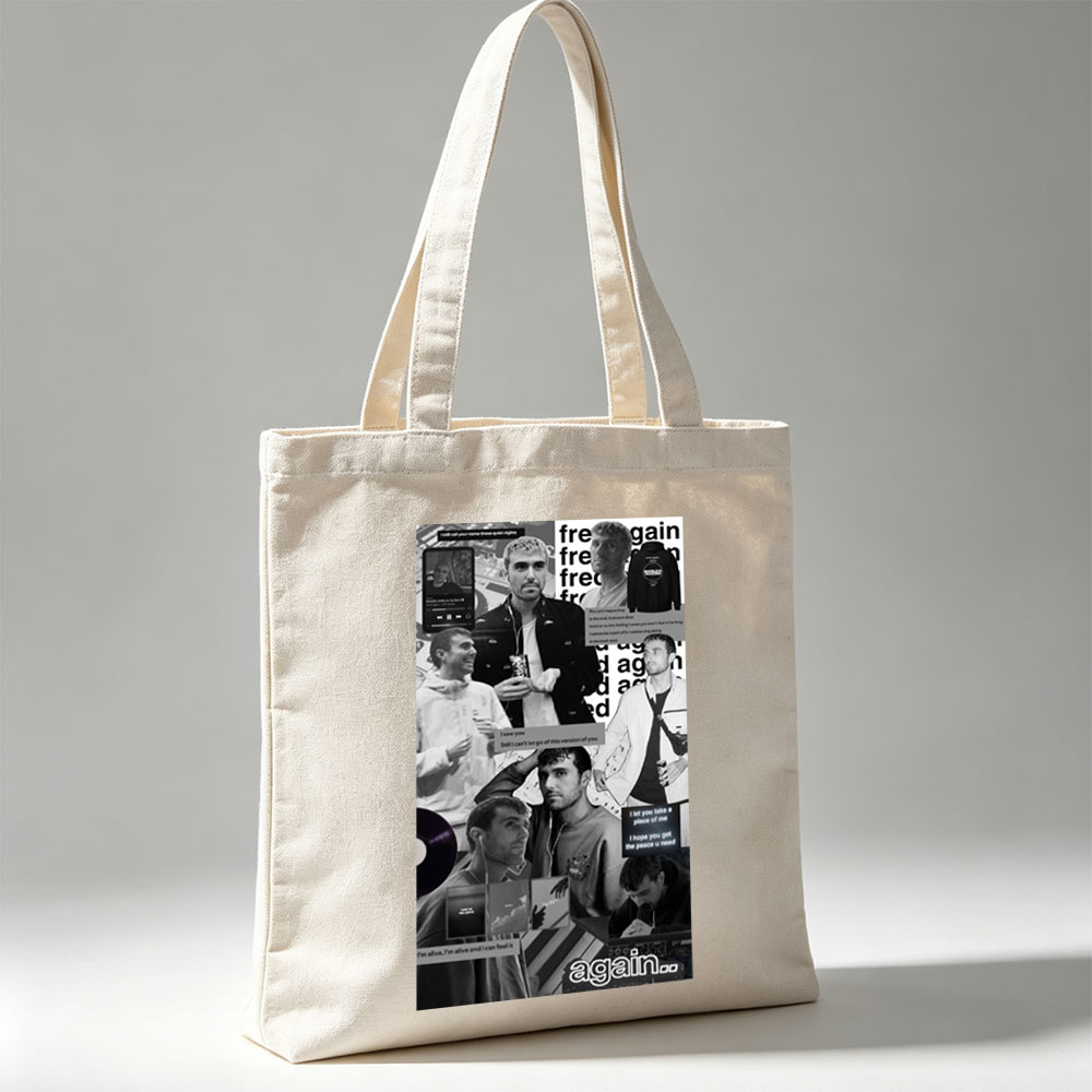 Maluma in a Collage of Emotional Moments Featuring Lyrics and Music Themes - Canvas tote bags