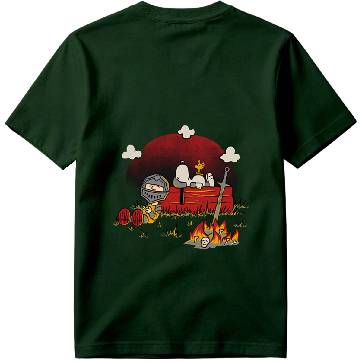 **Title:** Knight and Bone in the Moonlight - Tee