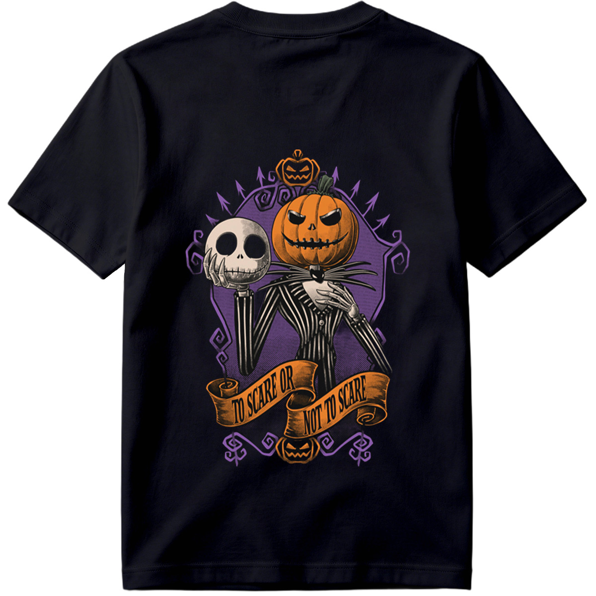 Jack Skellington and Pumpkin King: To Scare or Not to Scare - Tee
