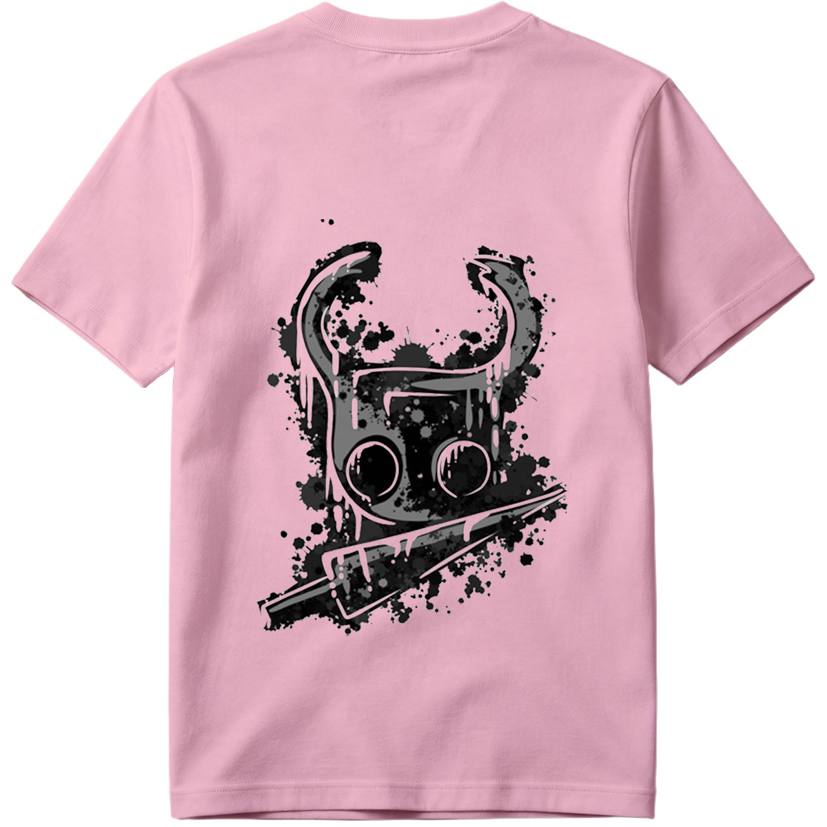 Gas Mask with Horns and Knife - Tee