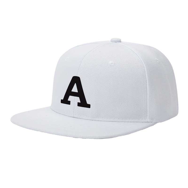 Flat Brim Baseball Cap Minimalist A Logo Print Streetwear Underground Skate Style for Basketball Court Skate Park Urban Lifestyle Sneakerhead and Rap Artist Streetwear Enthusiasts