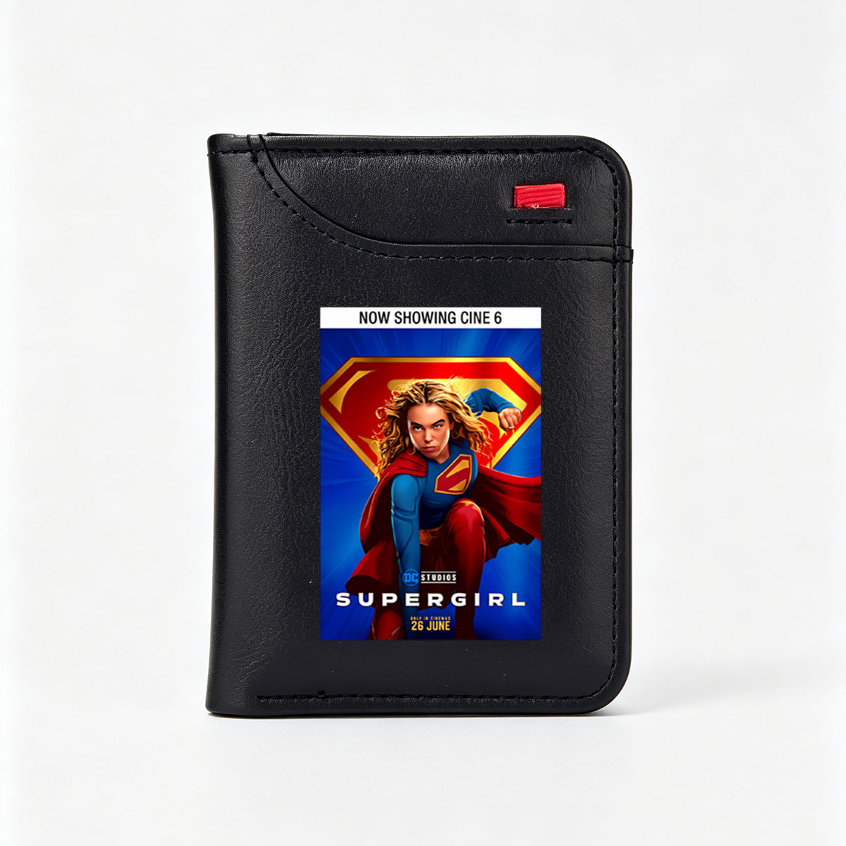 Supergirl Movie Poster - DC Studios, Starring Supergirl, Now Showing in Cinemas 26 June - Vertical Style Wallet