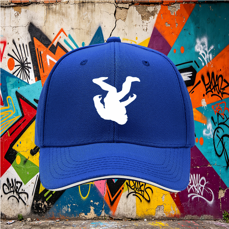 Unisex Classic Sandwich Hat with Bigfoot Silhouette Print - Lightweight Cotton Baseball Cap for Outdoor Adventures, Camping, Hiking, and Casual Wear - Perfect for Nature Enthusiasts and Cryptid Fans