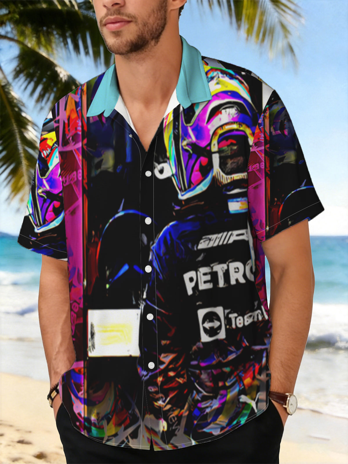 Mercedes-AMG Petronas F1 Driver in Pit Stop Action -  Shirt