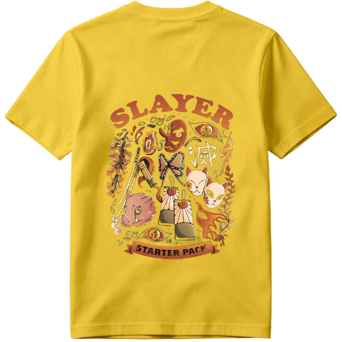 Slayer Starter Pack: Demon Slayer Characters and Symbols - Tee