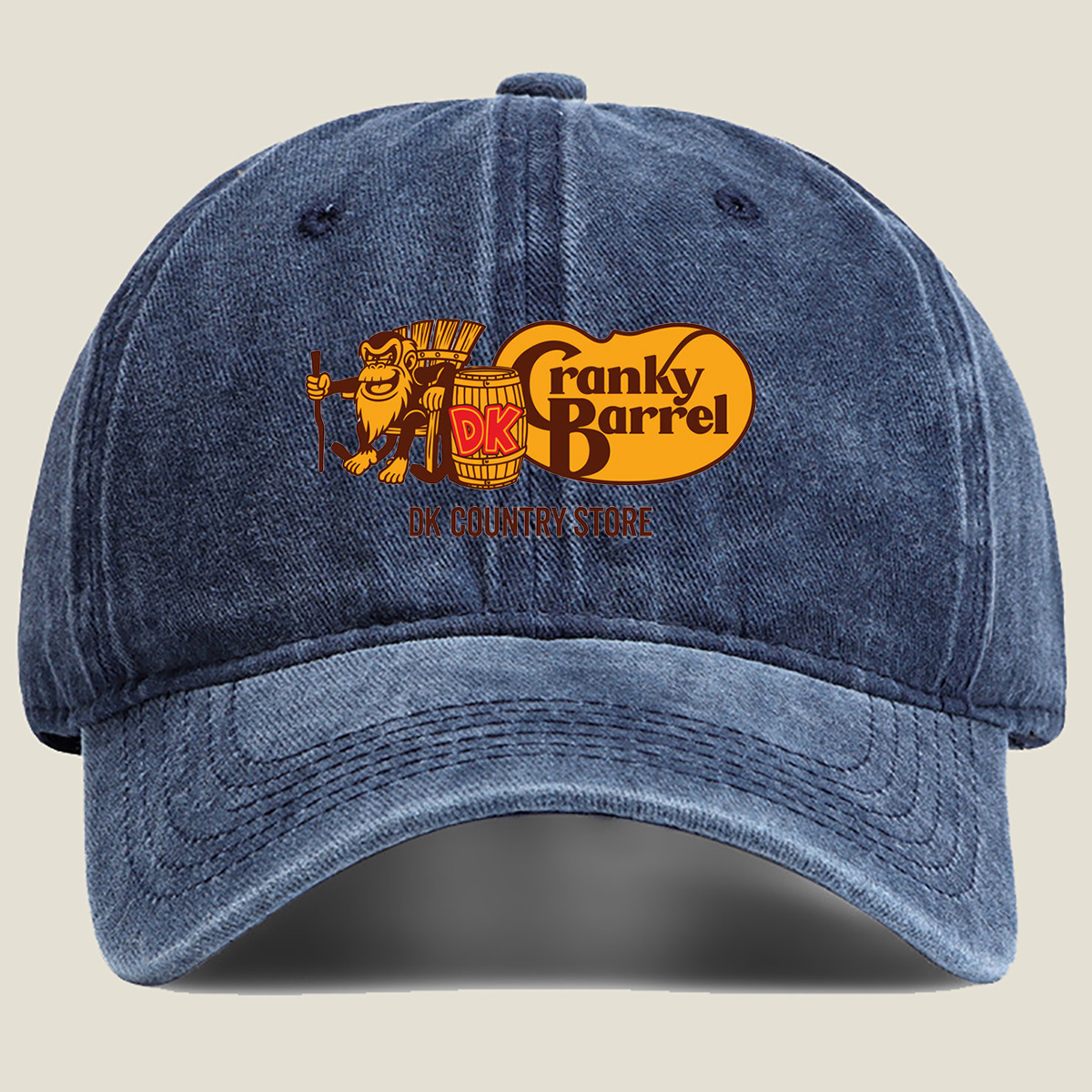 DK Cranky Barrel Country Store - Washed Denim - Baseball Cap