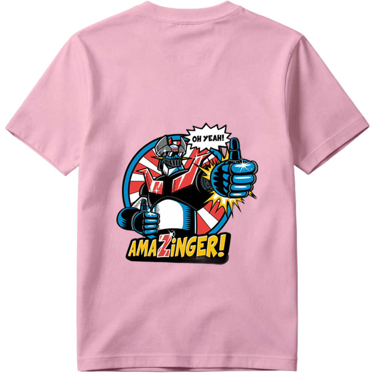 Amazinger! - Robot Hero with Thumbs Up - Tee