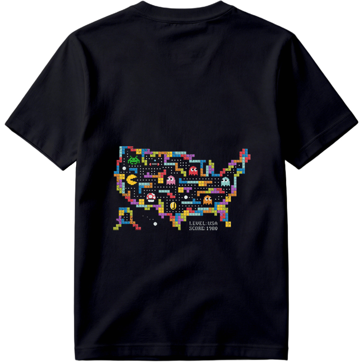 Pac-Man USA Map Adventure - Tee