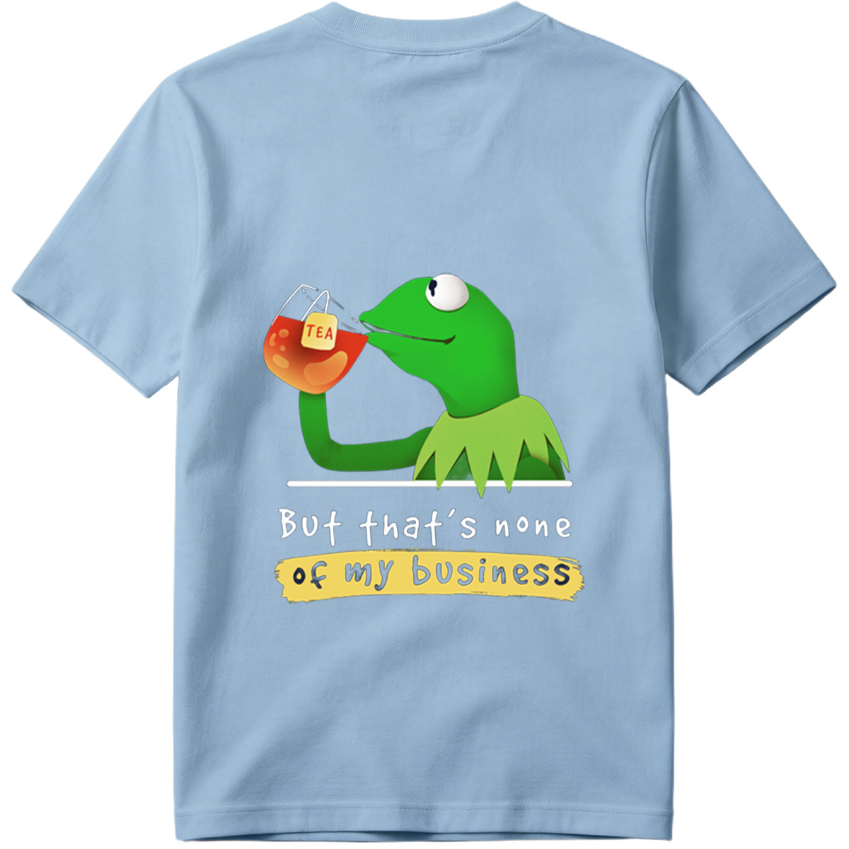 Kermit the Frog Sipping Tea: 
