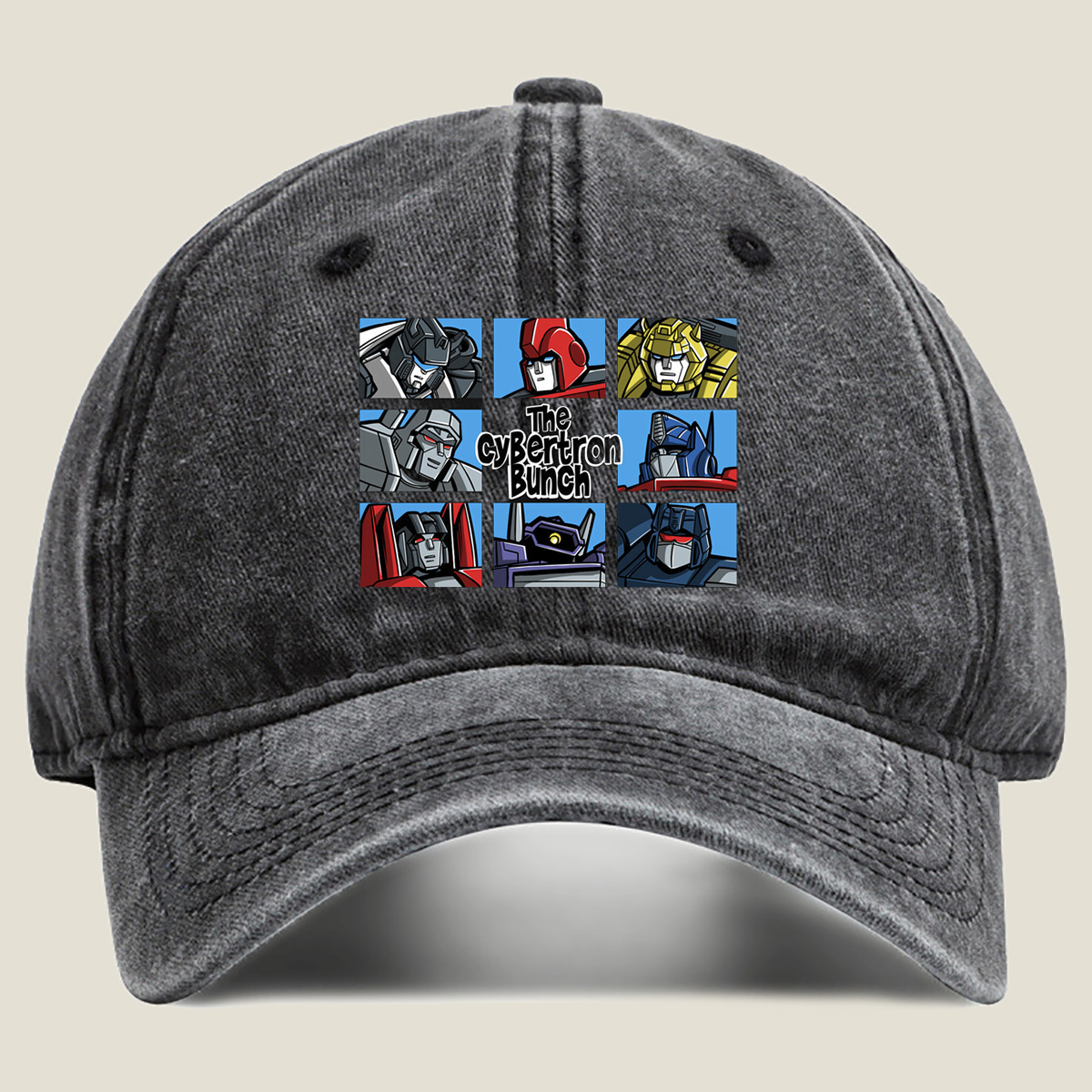 The Cybertron Bunch: Transformers Characters - Washed Denim - Baseball Cap