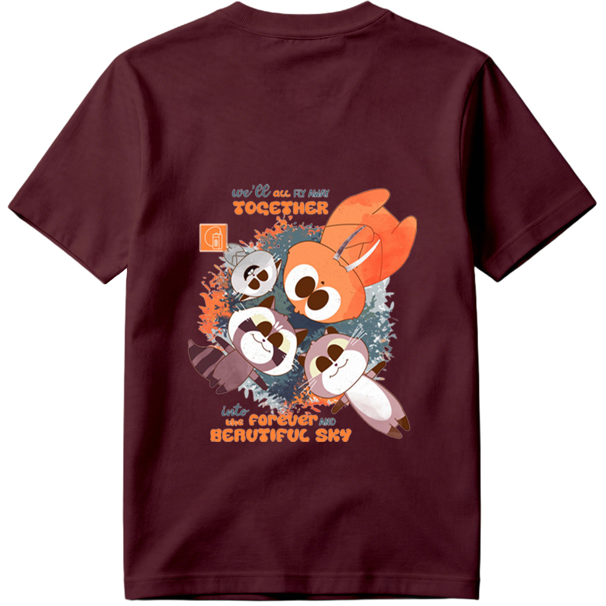 Kiff and Friends Fly Together Into the Forever Beautiful Sky - Tee