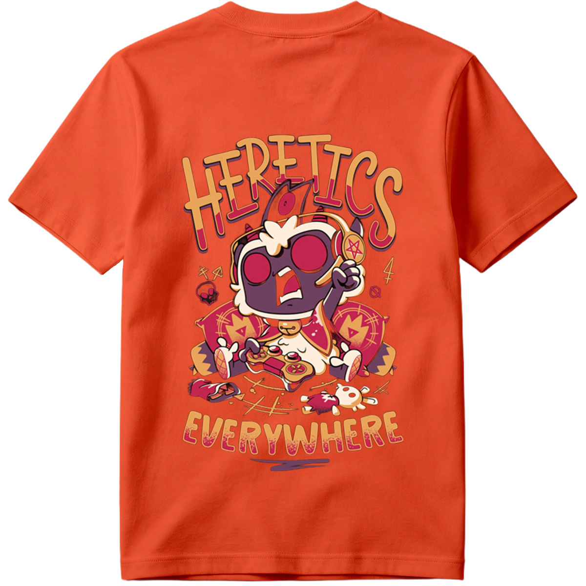 Heretics Everywhere: A Gaming Character Adventure - Tee
