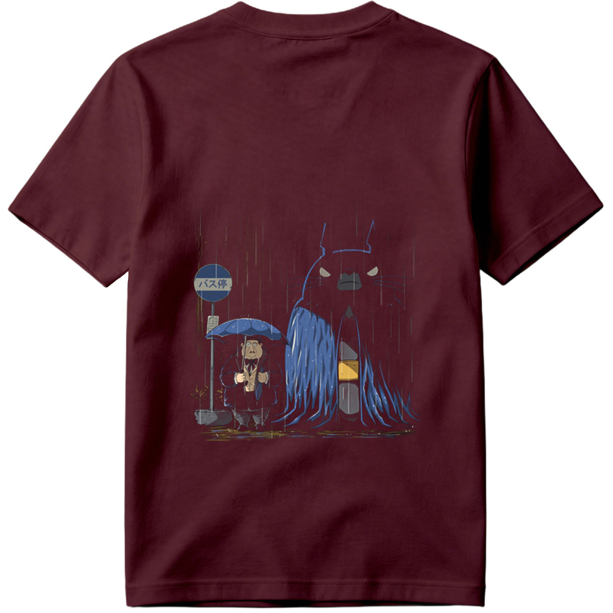 Batman and Alfred at the Bus Stop - Tee