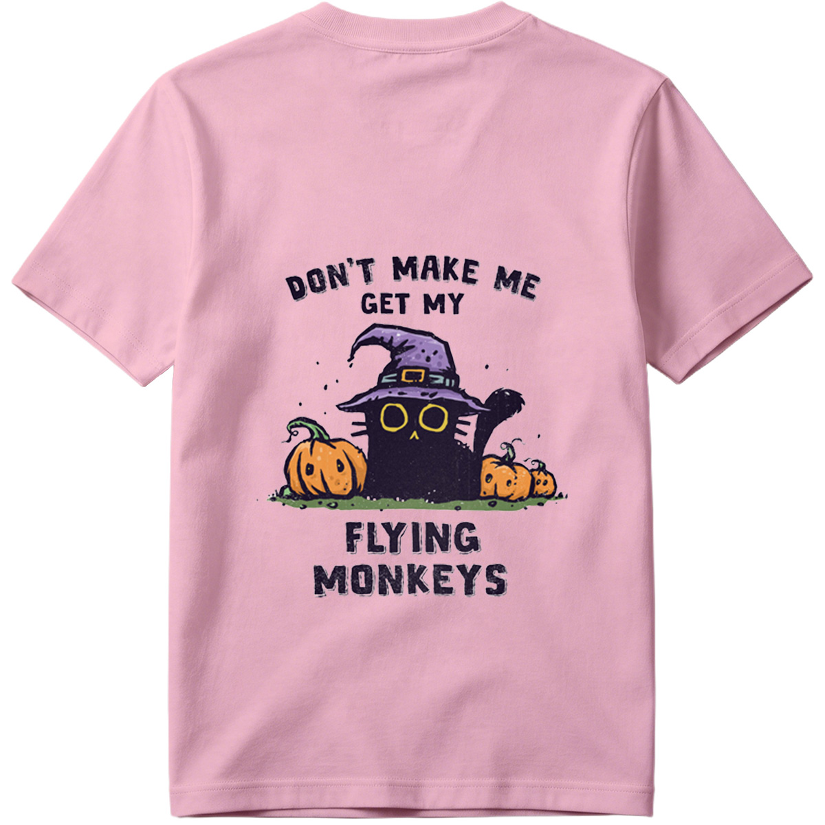 Wicked Witch and Flying Monkeys Halloween Design - Tee