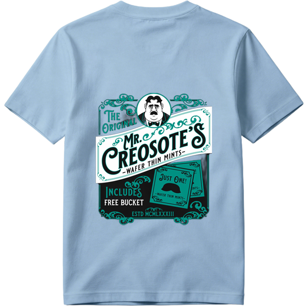 Mr. Creosote's Wafer Thin Mints - The Original with Free Bucket - Tee