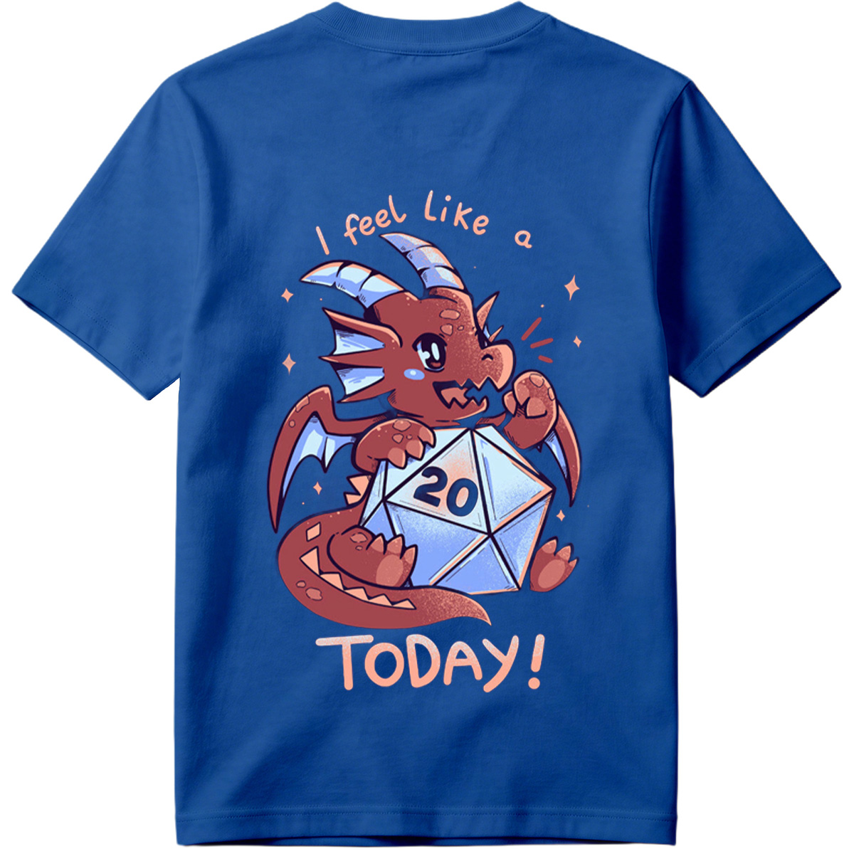 Dragon with D20 Dice - 