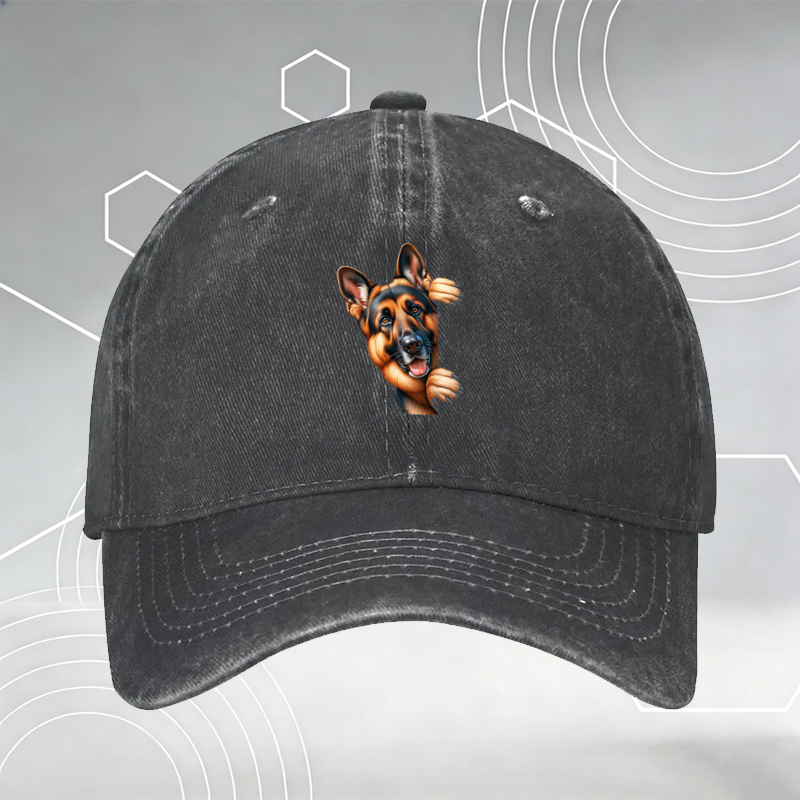 New Baseball Cap with Colorful Goldendoodle Dog Print and 