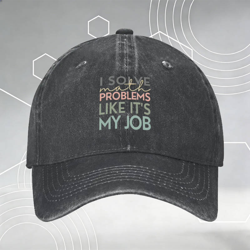 New Baseball Cap with Fishing Rods and Fish Print 