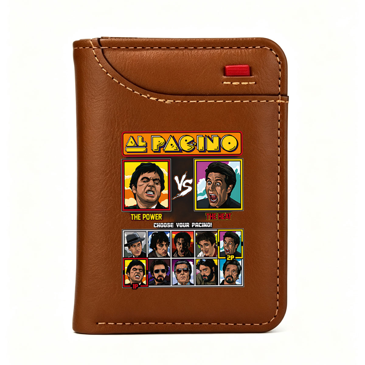 Al Pacino: The Power vs The Heat - Choose Your Pacino! - Vertical Style Wallet