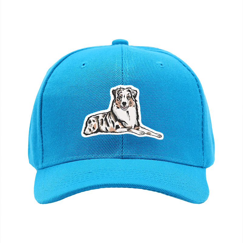 1pc New Baseball Cap with Australian Shepherd Dog Print Design Unisex Adjustable Hat for Outdoor Activities and Daily Wear Suitable for Pet Lovers and Animal Enthusiasts