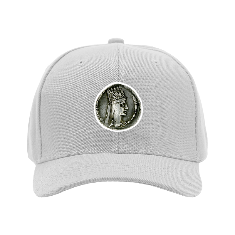 1pc New Baseball Cap with Ancient Coin Queen Pattern Print Unisex Adjustable Hat for Outdoor Activities and Casual Wear Suitable for Adults and Teens