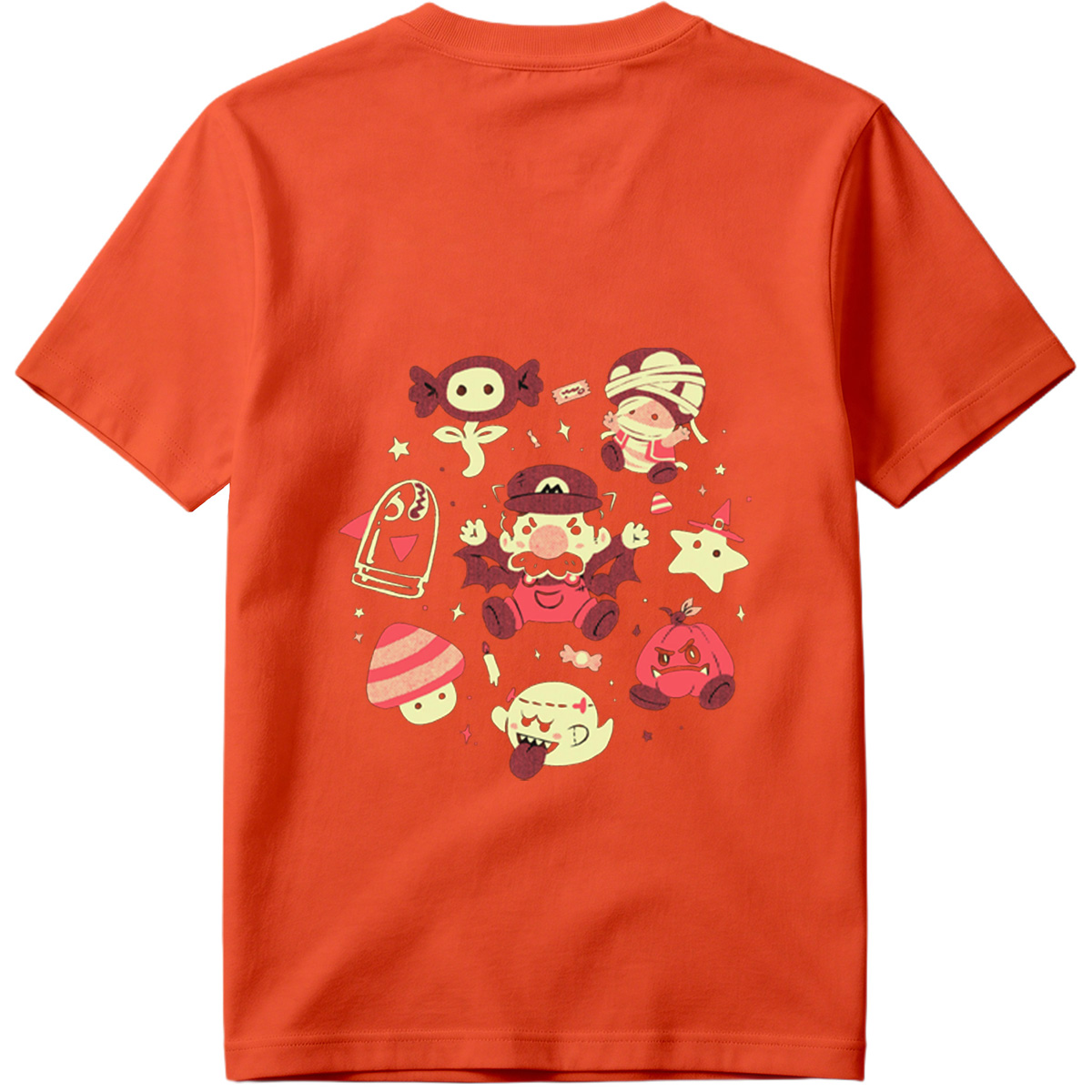 Super Mario Characters in Halloween Costumes - Tee