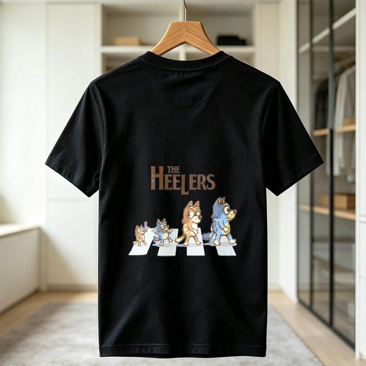 The Heelers: Bluey, Bingo, Bandit, and Mum Dog - Tee