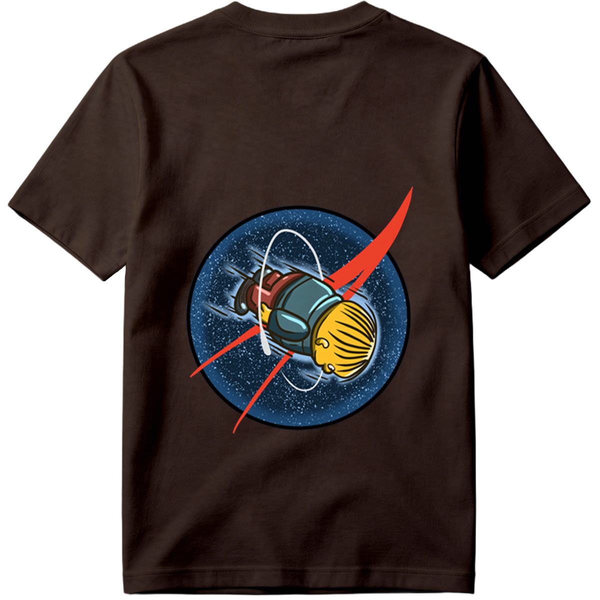 Space Adventure with a Robot Astronaut - Tee