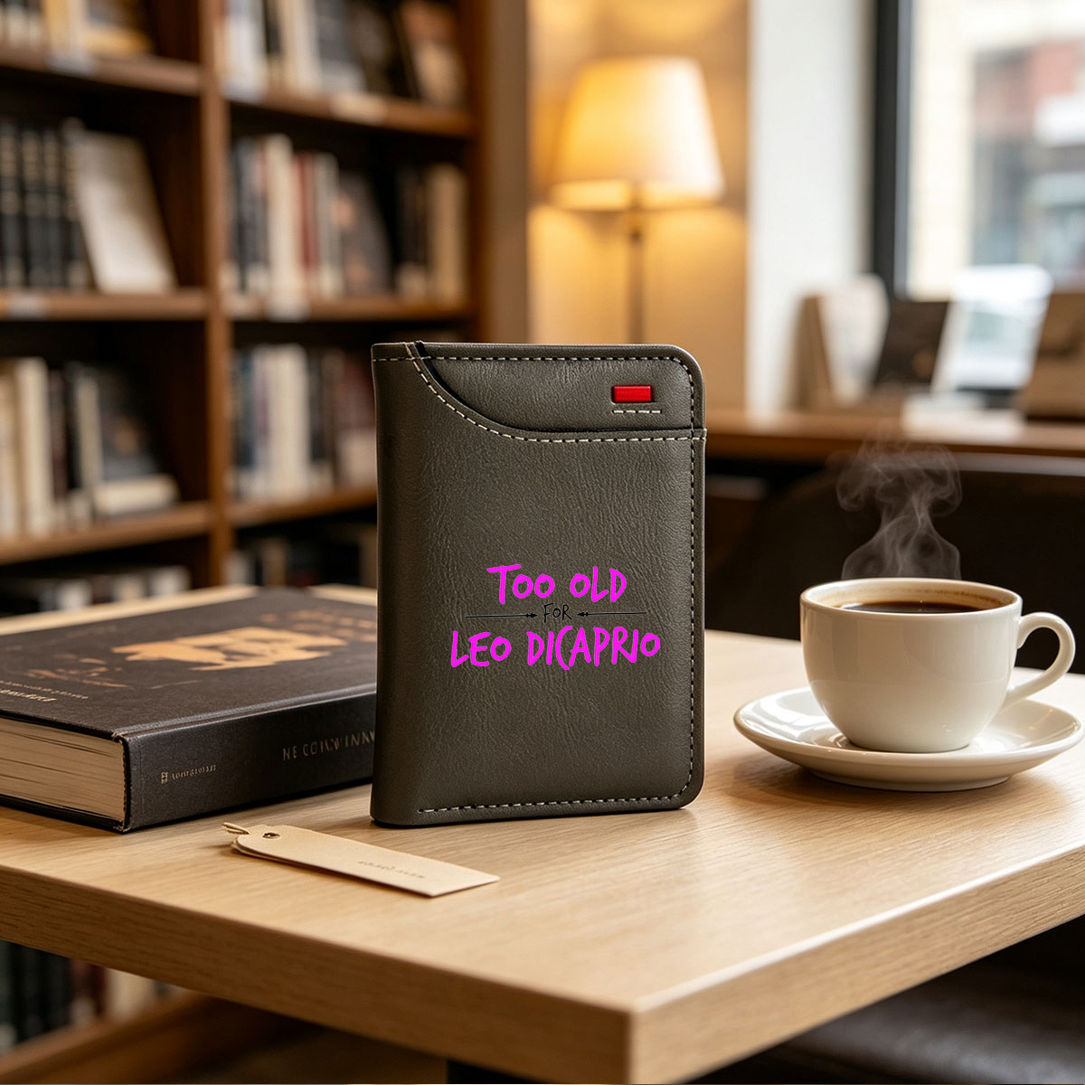 Too Old for Leo DiCaprio - Vertical Style Wallet