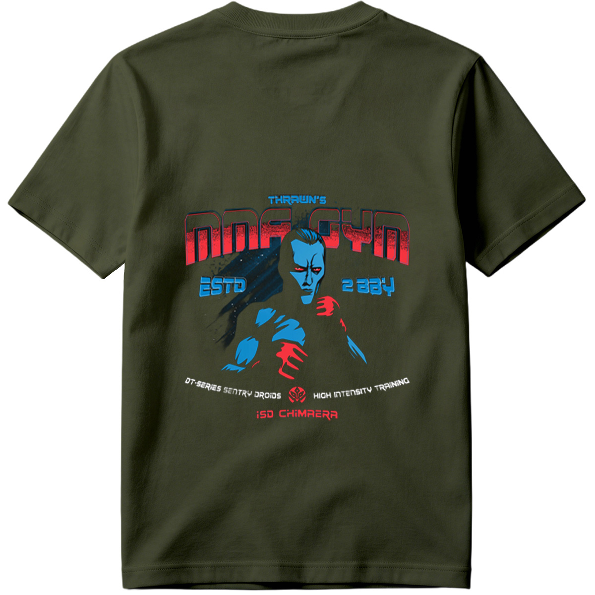 Thrawn's Dark Gym: DT-Series Sentry Droids & ISD Chimera - Tee