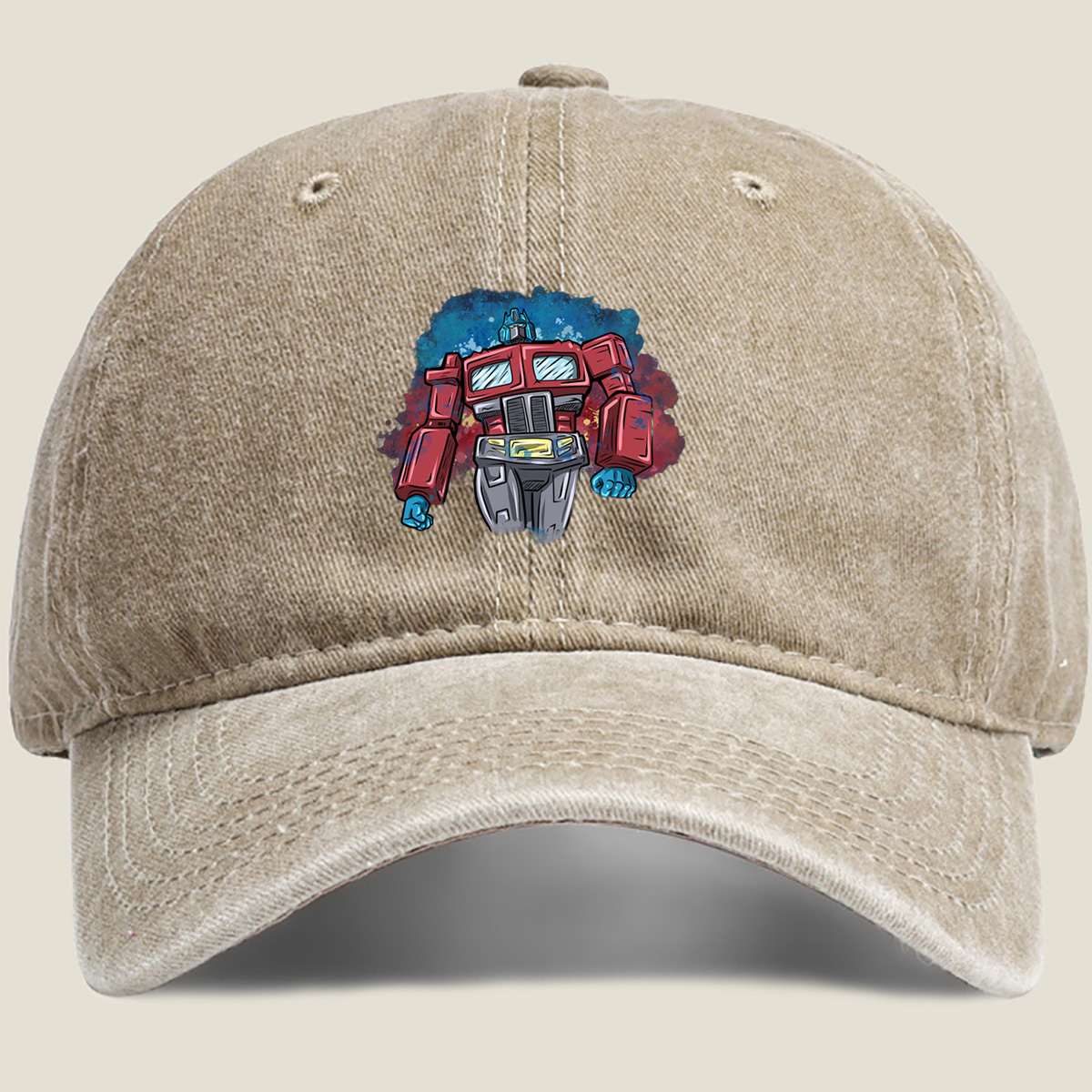 Transformers Optimus Prime - Washed Denim - Baseball Cap
