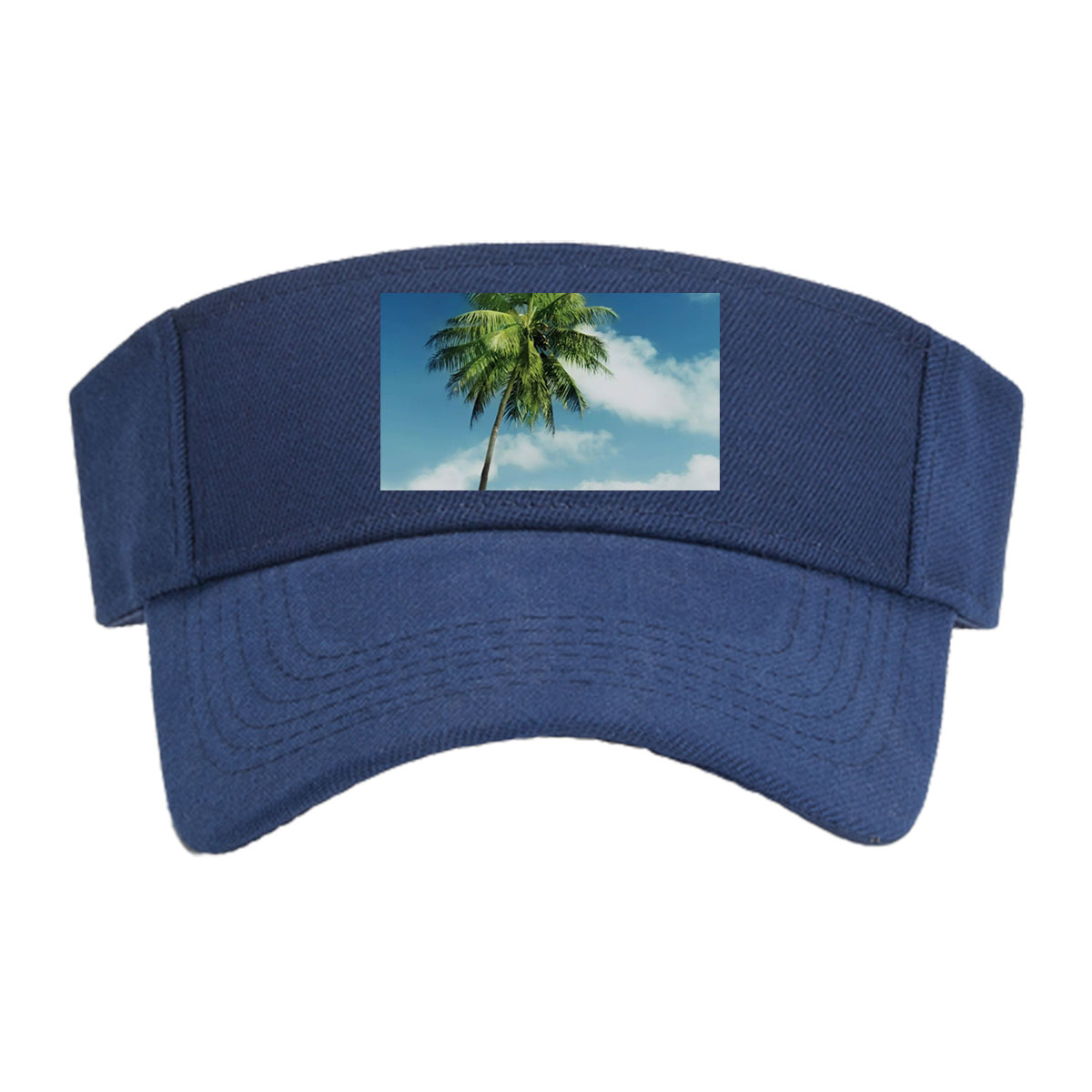 Solo Palm Tree by the Ocean Road -  Visor cap