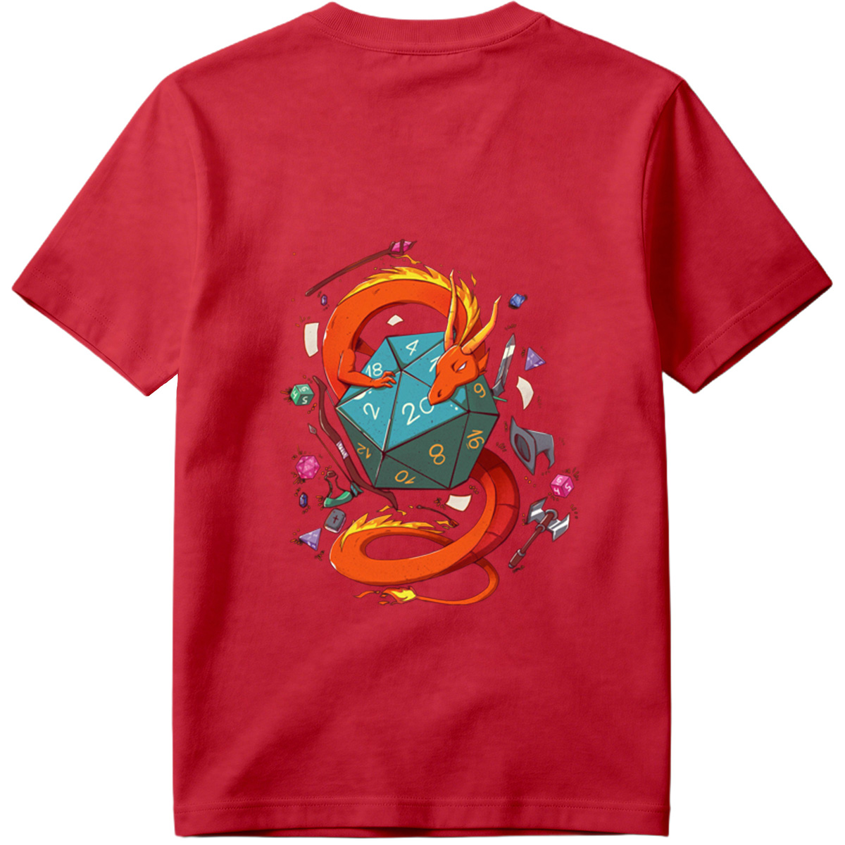 Dragon and D20: Fantasy Adventure - Tee