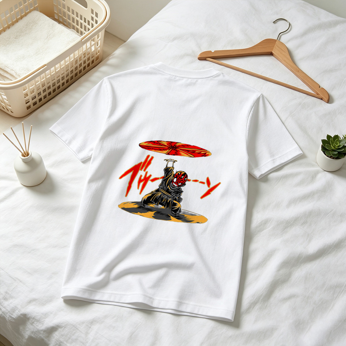Darth Maul with Double-Bladed Lightsaber - Tee