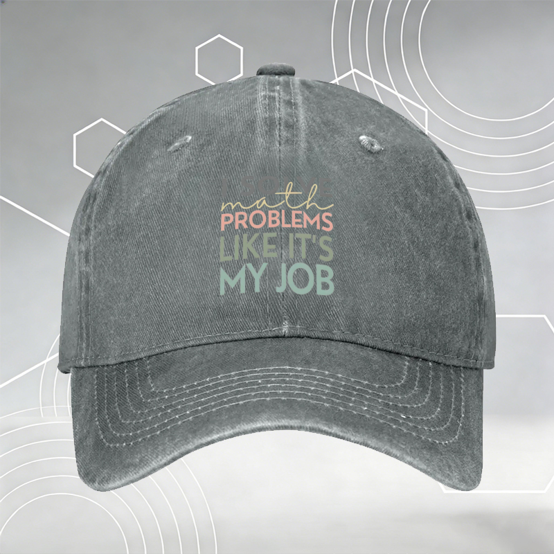 New Baseball Cap with Fishing Rods and Fish Print 