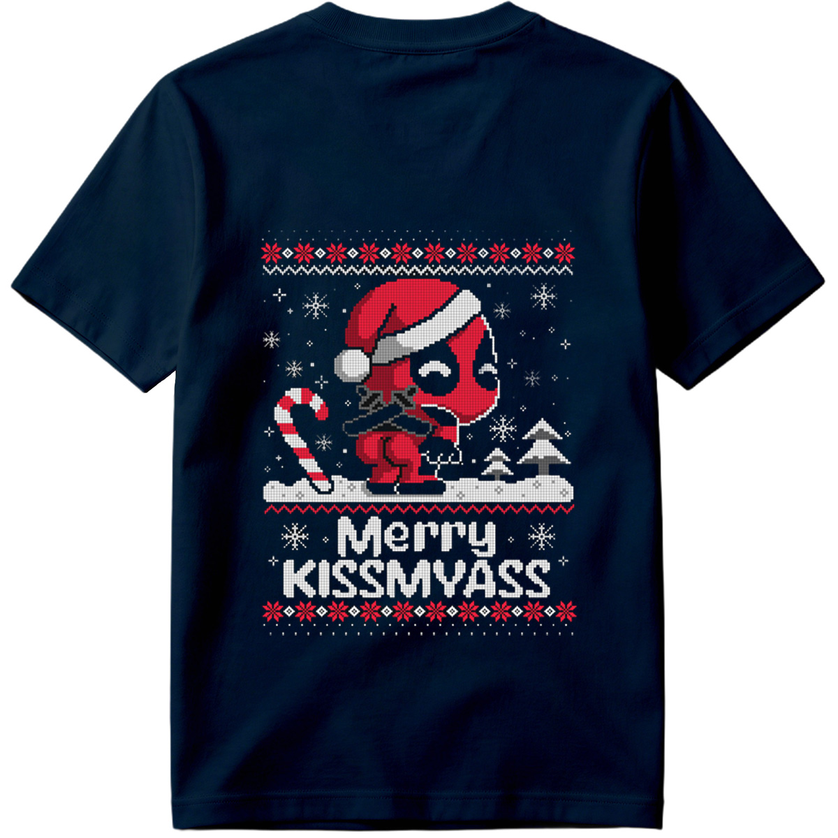 Deadpool Christmas Ugly Sweater Design - Tee