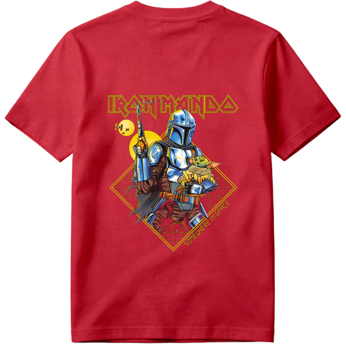 Iron Mando: The Mandalorian and Grogu in Space - Tee