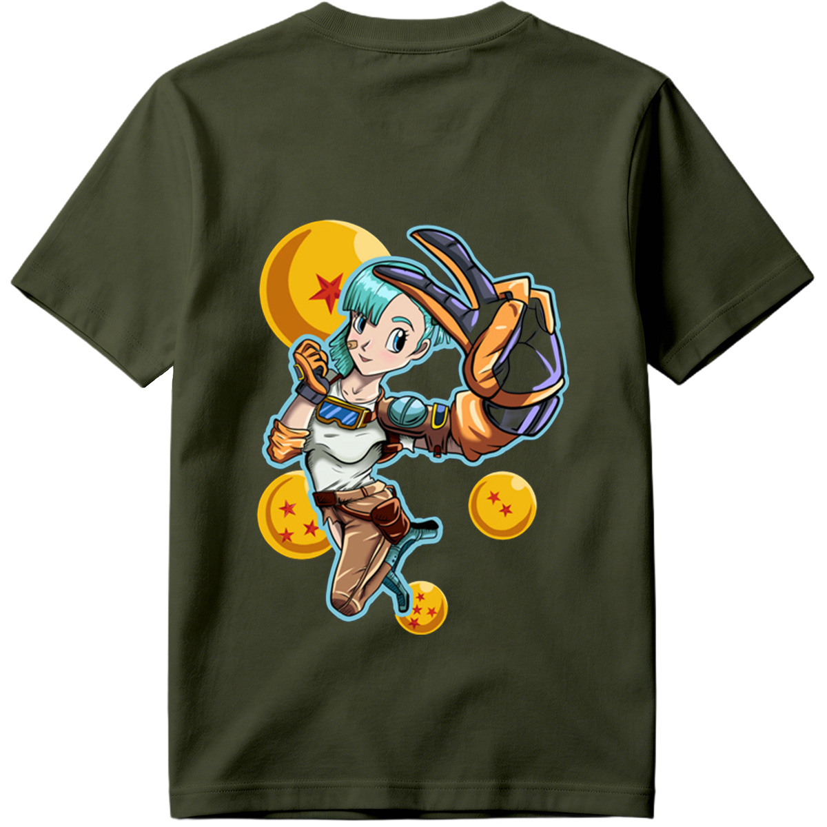 Dragon Ball: Bulma with Dragon Balls - Tee