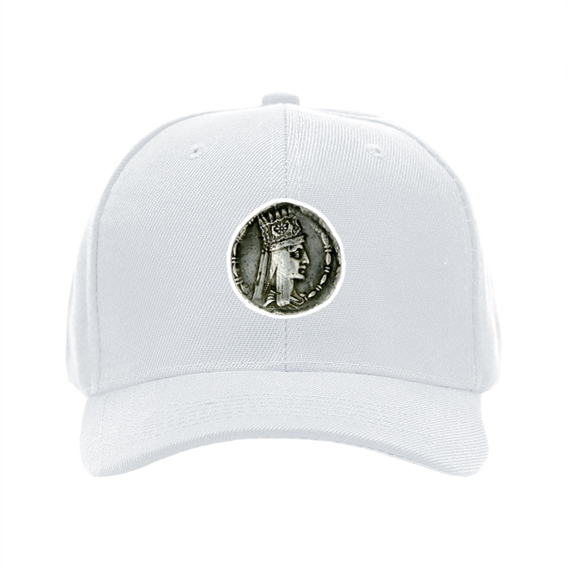 1pc New Baseball Cap with Ancient Coin Queen Pattern Print Unisex Adjustable Hat for Outdoor Activities and Casual Wear Suitable for Adults and Teens