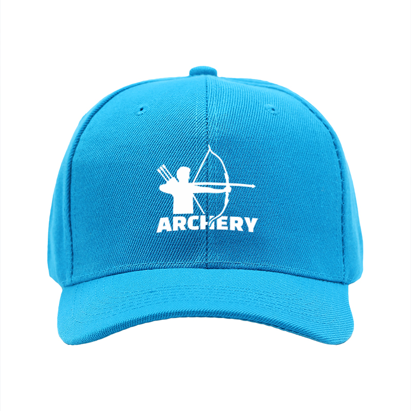 1pc New Baseball Cap with Archery Print and Bold Lettering Unisex Adjustable Hat for Outdoor Sports and Casual Wear Suitable for Adults Who Love Adventure and Active Lifestyle