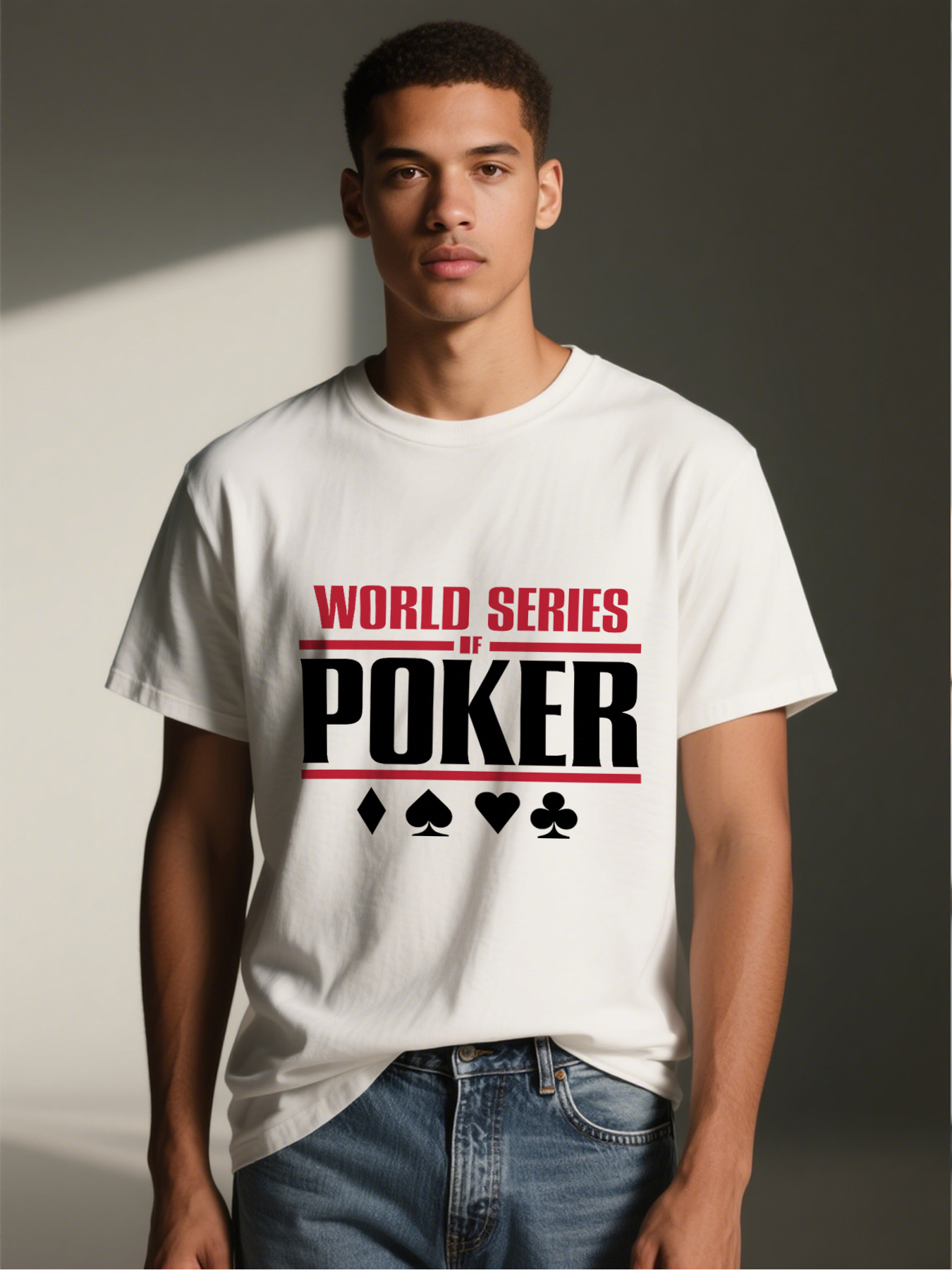 Men's World Series of Print T-Shirt Casual Round Neck Summer Lightweight Breathable Short Sleeve Tee for Sports Fans and Outdoor Activities Adult Unisex Streetwear Fashion