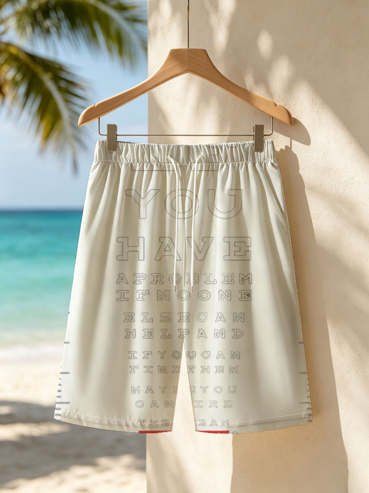 IF YOU HAVE A PROBLEM IF NO ONE ELSE CAN HELP AND IF YOU CAN FIND THEM MAYBE YOU CAN HIRE THE A TEAM -  Beach shorts
