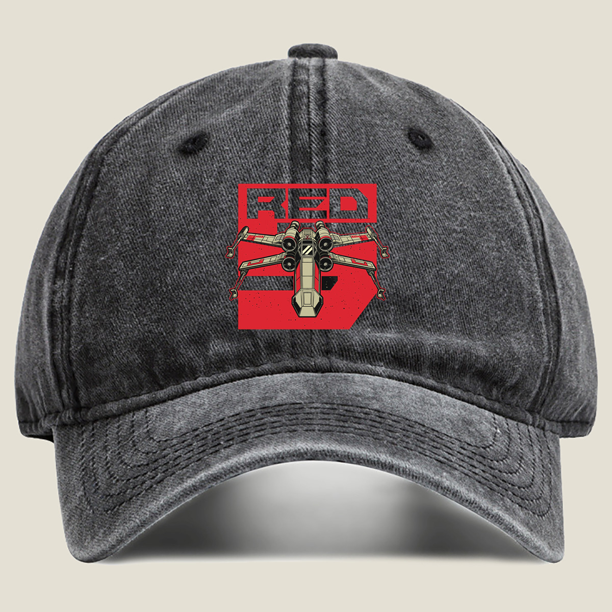 Star Wars: Red Five X-Wing - Washed Denim - Baseball Cap