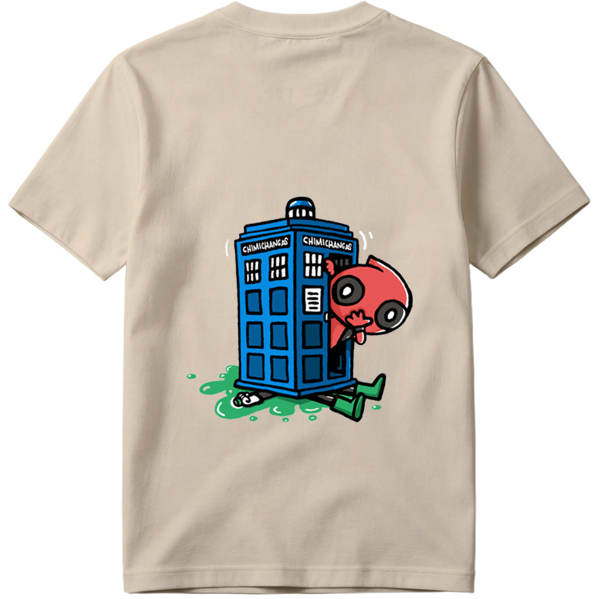 Rick and Morty Meets Doctor Who: Chimichangas TARDIS - Tee